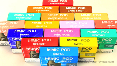 Mimic Nic Salt Pod System Flavors